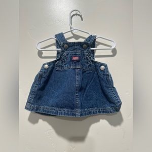Vintage Old navy jean overall dress